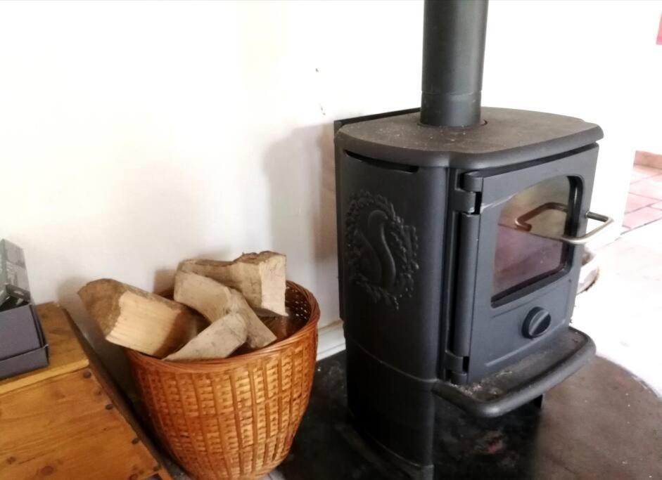 里伯 Gemuetliches Reetdachhaus Mit Kaminofen旅舍 外观 照片
